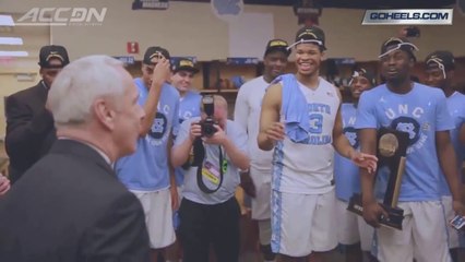 Inside : dans le vestiaire de North Carolina après la qualif pour le Final Four NCAA