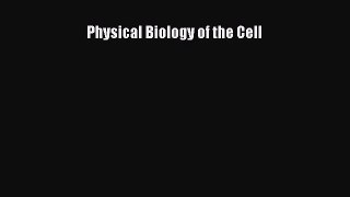 PDF Physical Biology of the Cell Free Books