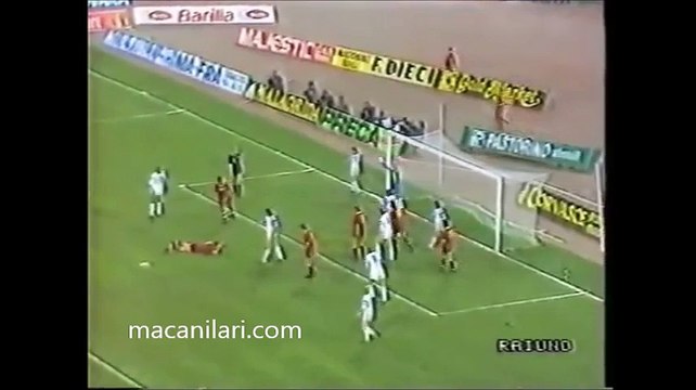06.03.1991 - 1990-1991 UEFA Cup Quarter Final 1st Leg AS Roma 3-0 Anderlecht