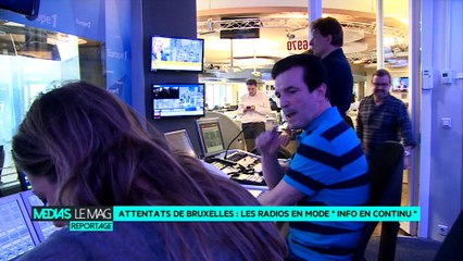 Attentats de Bruxelles : les radios en mode "info en continu"