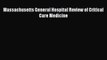 Read Massachusetts General Hospital Review of Critical Care Medicine PDF Free