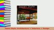 PDF  Japan Style Architecture  Interiors  Design PDF Full Ebook