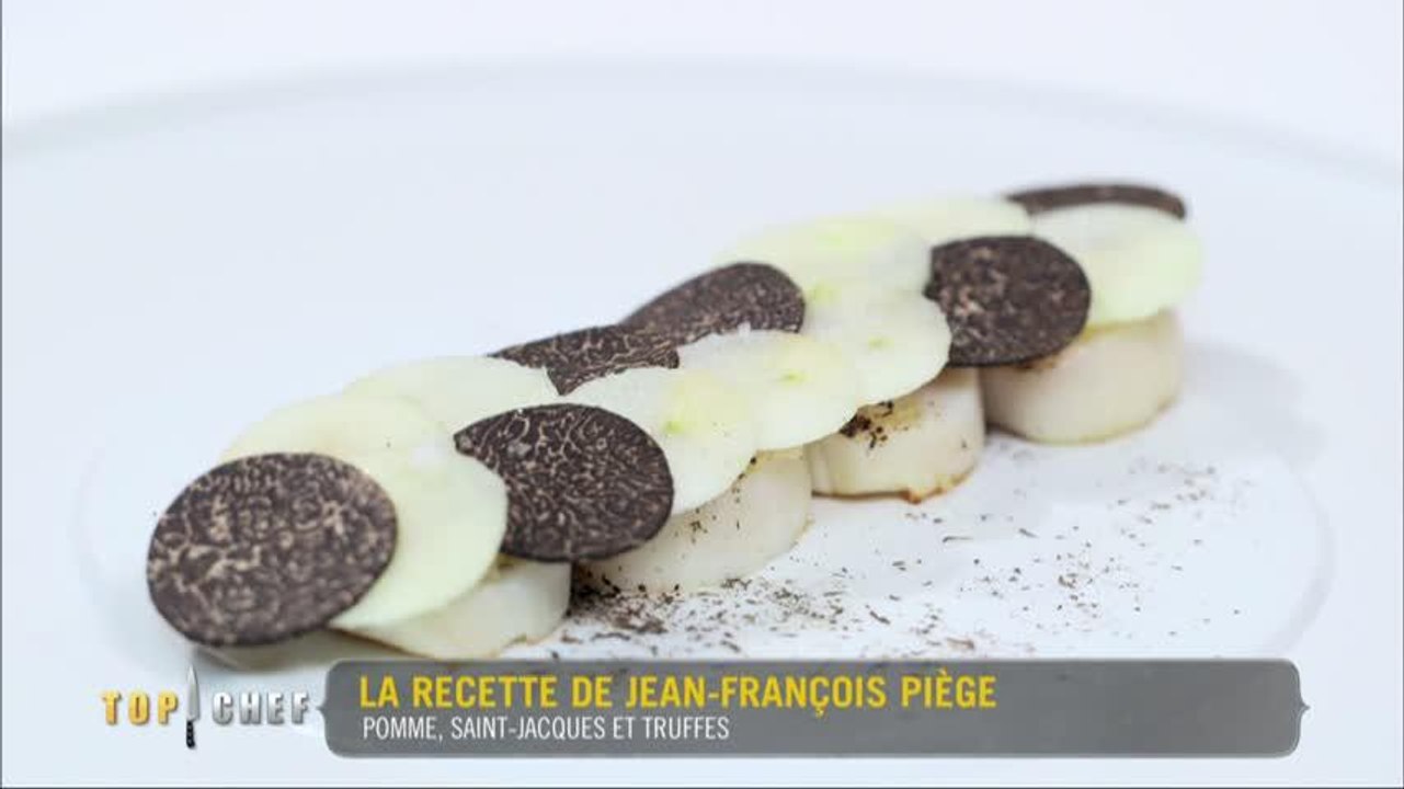 Pomme, Saint-Jacques et truffes par Jean-François Piège