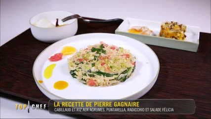 La recette gastronomique de cabillaud et riz aux agrumes de Pierre Gagnaire