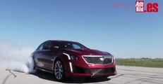 Cadillac CTS-V de Hennessey: arranque brutal quemando rueda