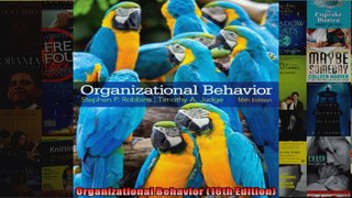 Organizational Behavior 16th Edition