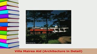 Download  Villa Mairea Aid Architecture in Detail PDF Online