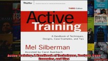 Active Training A Handbook of Techniques Designs Case Examples and Tips