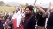 Watch How Molvis Throwing Shoes on Army Helicopter in Islamabad Sit in