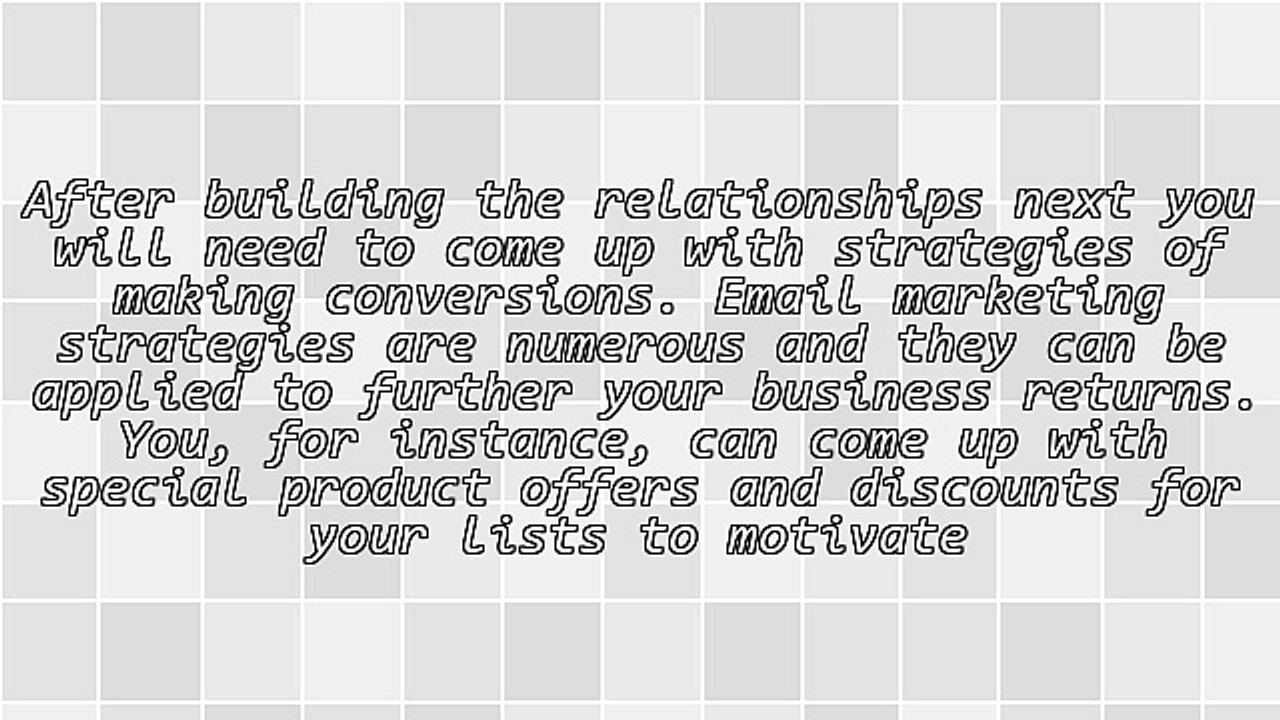 Getting The Best From Your Email List