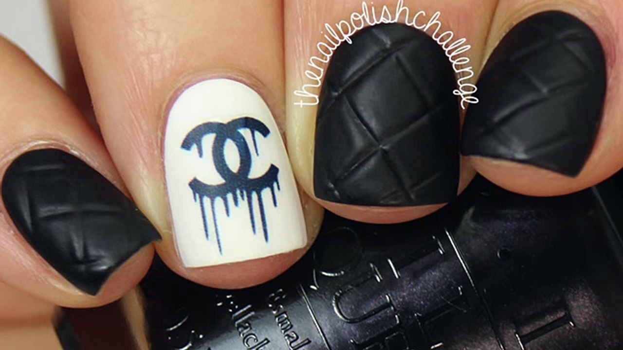 Easy Chanel Designer Nail Art DIY -- KELLI MARISSA