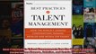 Best Practices in Talent Management How the Worlds Leading Corporations Manage Develop