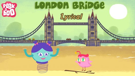 London Bridge Is Falling Down With Lyrics | Popular Nursery Rhyme With