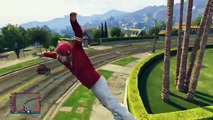 GTA 5 Online Funny Moments - Golf Cart Chase, Motorcycle Stunt Noobs, Miniladd Denied