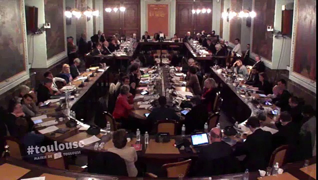 Conseil municipal de Toulouse - 18 mars 2016 - Intervention voeu Israël