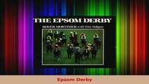 PDF  Epsom Derby PDF Online