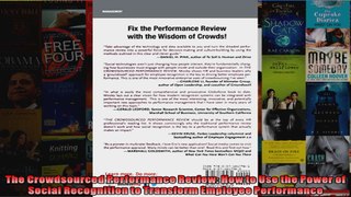 The Crowdsourced Performance Review How to Use the Power of Social Recognition to