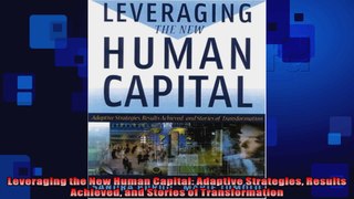 FULL PDF  Leveraging the New Human Capital Adaptive Strategies Results Achieved and Stories of