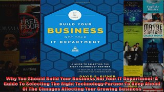 Why You Should Build Your Business Not Your IT Department A Guide To Selecting The Right