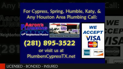 plumbers Cypress TX