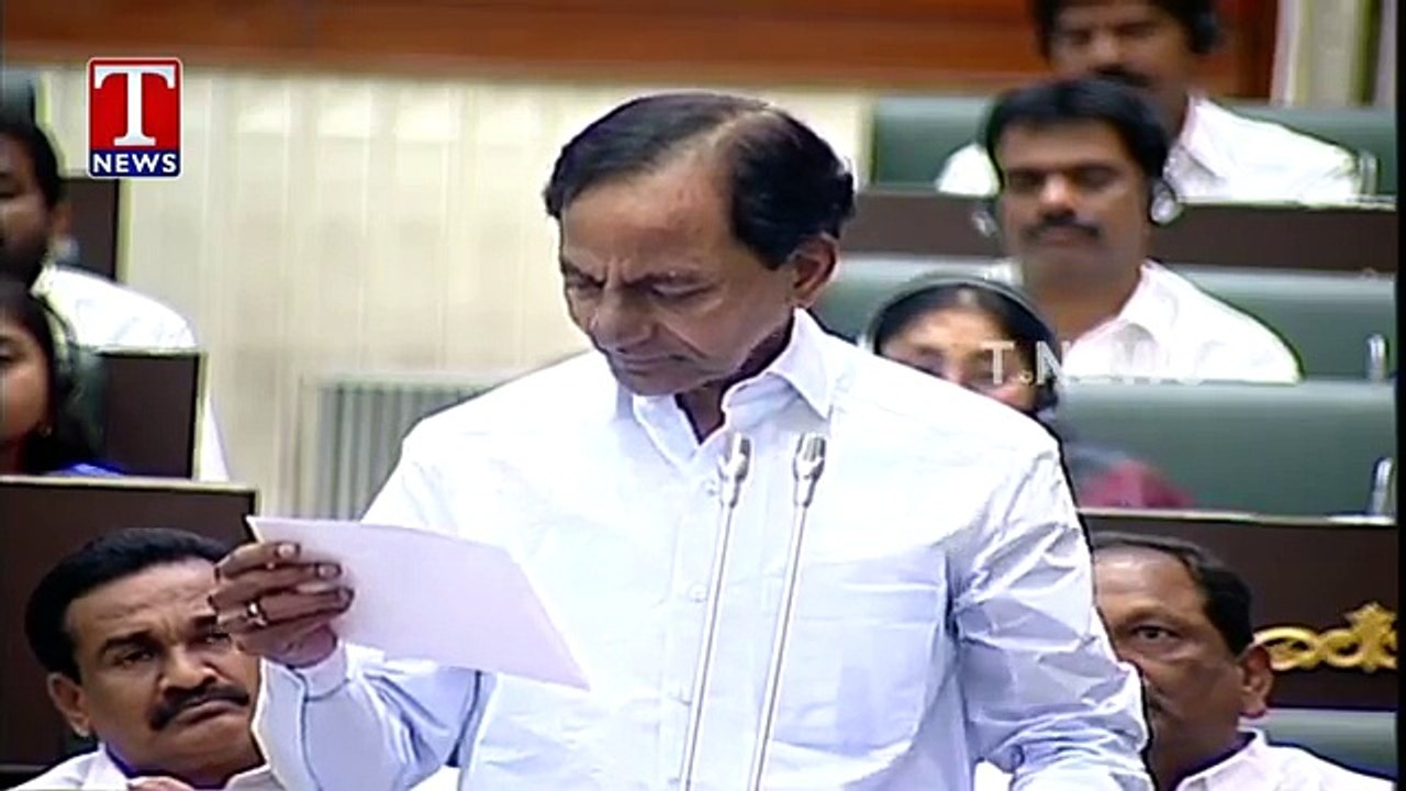 CM KCR Full Speech In Assembly  Telangana Assembly 2016  T News 48