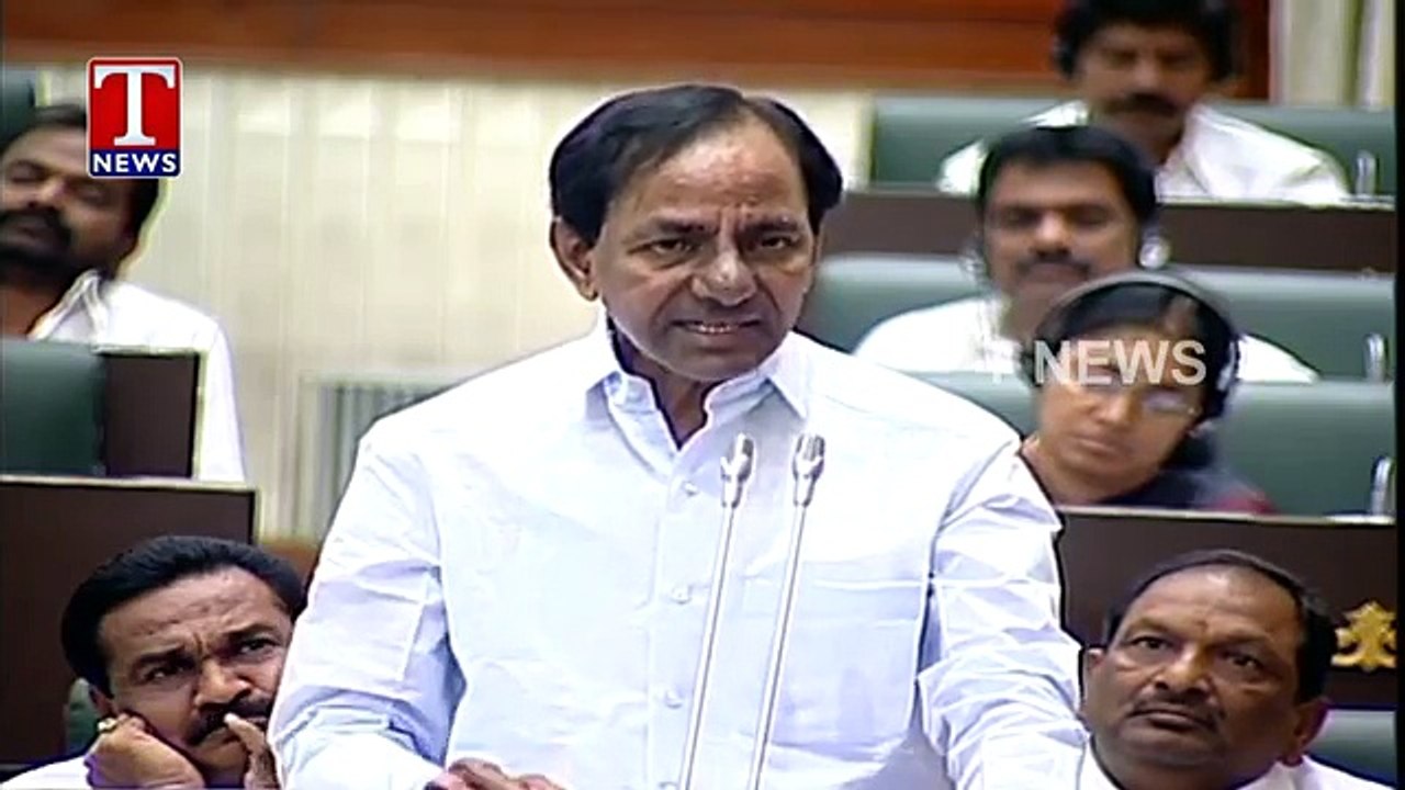 CM KCR Full Speech In Assembly  Telangana Assembly 2016  T News 55