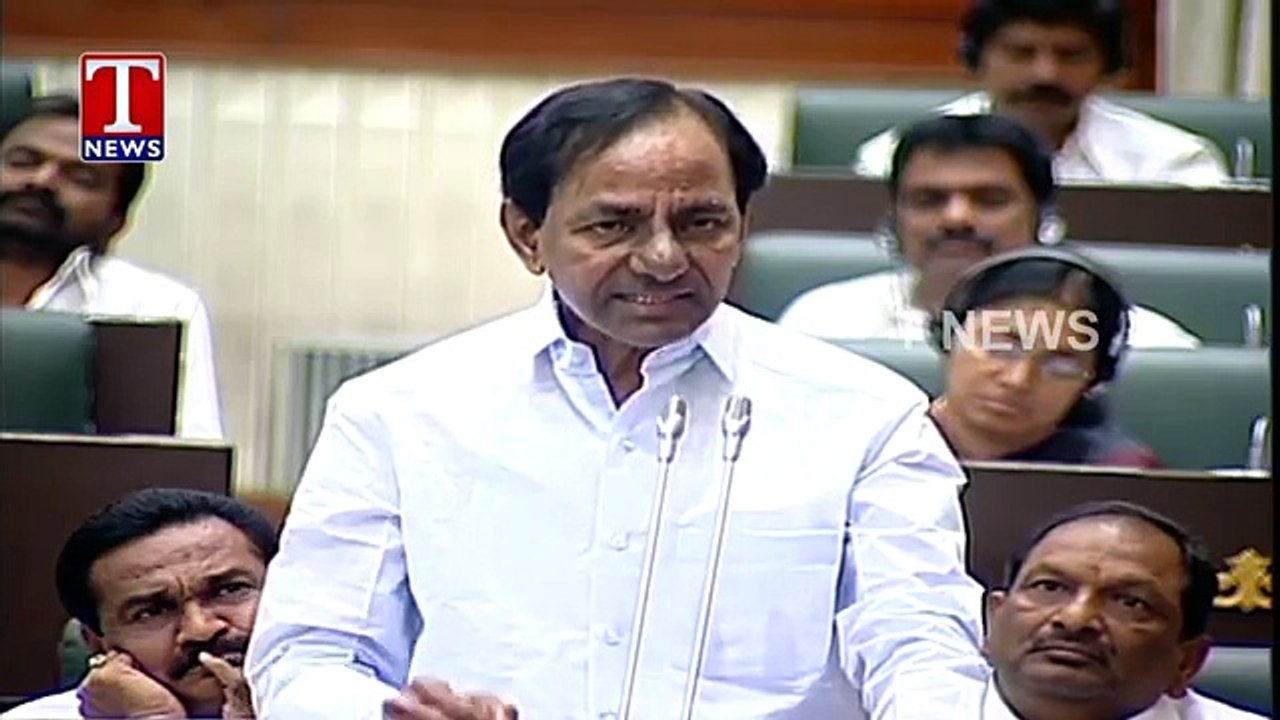 CM KCR Full Speech In Assembly  Telangana Assembly 2016  T News 69