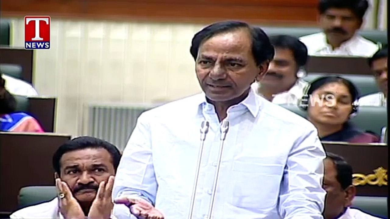 CM KCR Full Speech In Assembly  Telangana Assembly 2016  T News 73