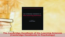 Download  The Cambridge Handbook of the Learning Sciences Cambridge Handbooks in Psychology Download Online