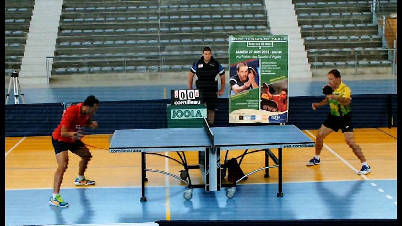 Film Club tennis de table ATT, ping pong, 50 ans avec MARTINEZ et LEGOUT