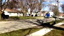 ¡Niño de once años roba camión y huye a 113 km/h!