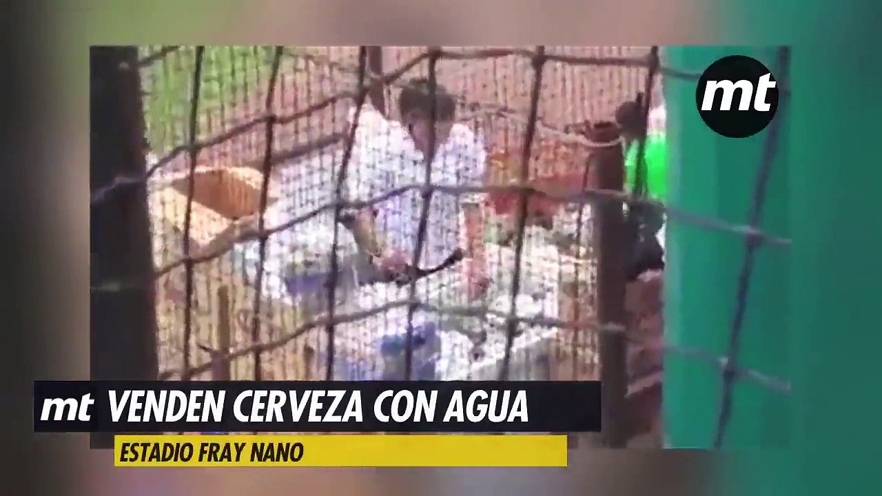 Venden cerveza con agua en el beisbol