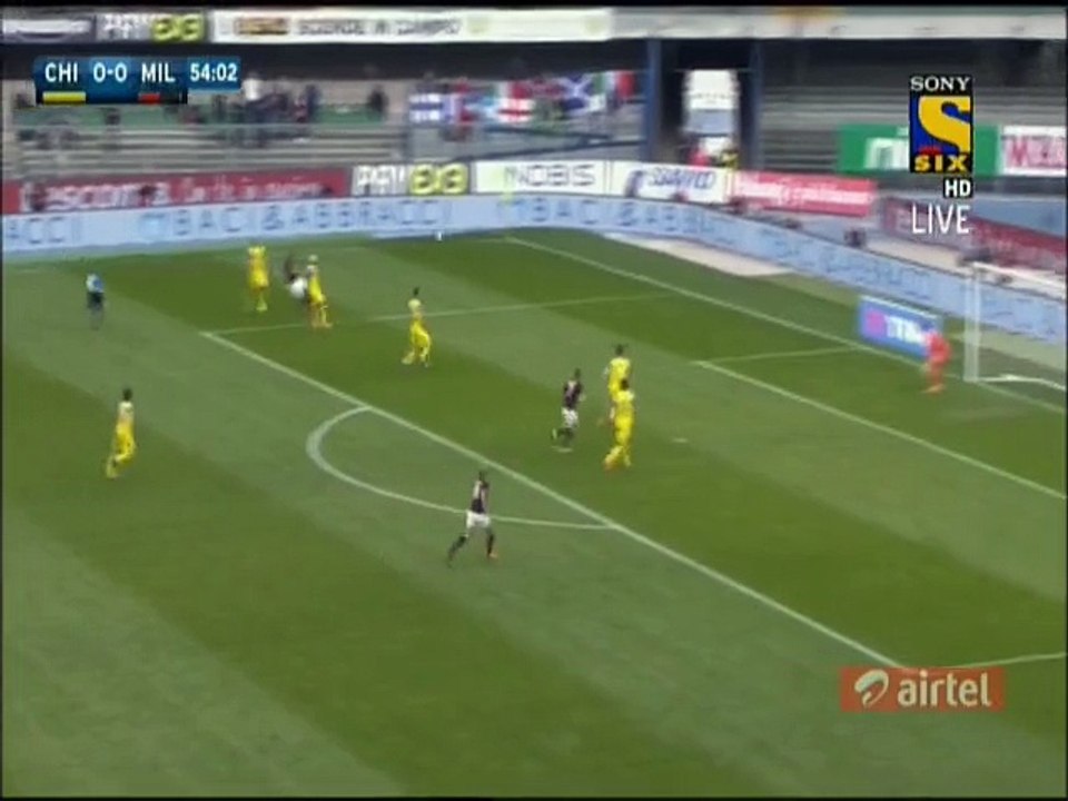 Carlos Bacca Great Chance | Chievo Verona 0-0 AC Milan - 13.03.2016 HD