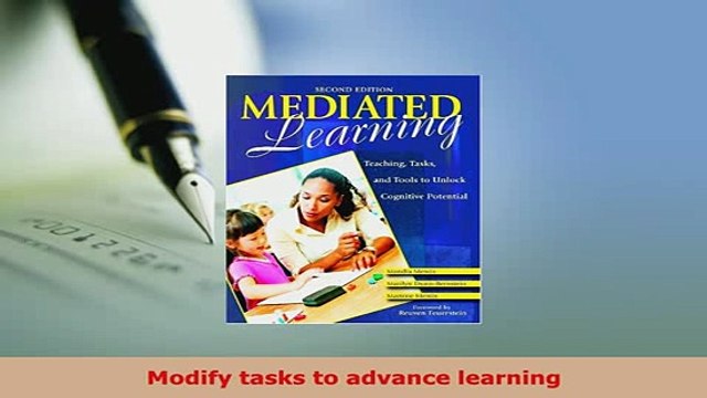 PDF Mediated Learning Teaching Tasks and Tools to Unlock Cognitive Potential Download Online