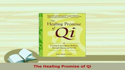 PDF  The Healing Promise of Qi PDF Full Ebook