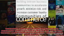 Communities of Commerce Building Internet Business Communities to Accelerate Growth
