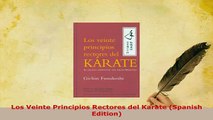 PDF  Los Veinte Principios Rectores del Karate Spanish Edition PDF Online