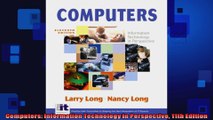 Computers Information Technology in Perspective 11th Edition