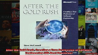 After the Gold Rush Creating a True Profession of Software Engineering DVBest