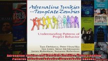 Adrenaline Junkies and Template Zombies Understanding Patterns of Project Behavior