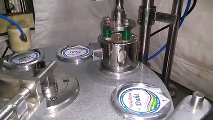 Dahi Cup Filling and Sealing Machine Manufacturers India - Ved Engineering Works