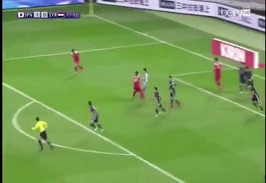 Shinji Kagawa Goal - Japan 2 - 0 Syria 29.03.2016