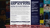 Configuring SAP R3 FICO The Essential Resource for Configuring the Financial and