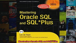 Mastering Oracle SQL and SQLPlus