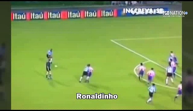 Ronaldinho - profesyonel kariyerindeki ilk golü