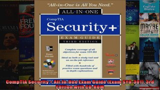 CompTIA Security  AllinOne Exam Guide Exam SY0301 3rd Edition with CDROM