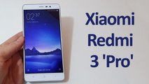 Xiaomi Redmi 3 'Pro' With 3GB of RAM, Fingerprint Sensor Launched