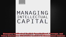 Managing Intellectual Capital Organizational Strategic and Policy Dimensions Clarendon