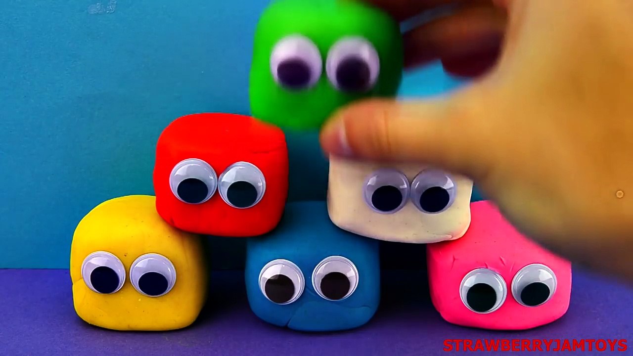 Cars 2 Play Doh Shopkins Adventure Time Spongebob Hello Kitty Surprise Eggs by StrawberryJamToys