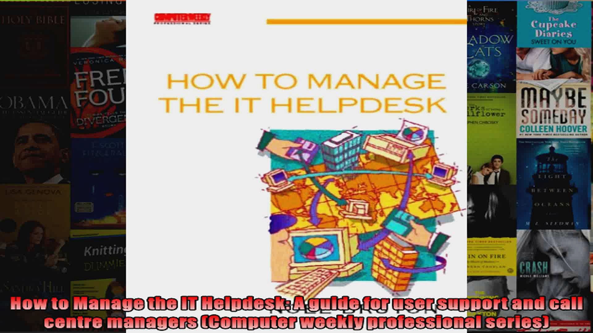 How To Manage The It Helpdesk A Guide For User Support And Call
